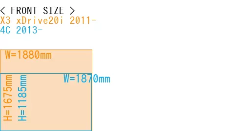 #X3 xDrive20i 2011- + 4C 2013-